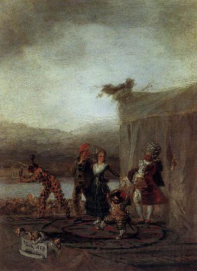 Francisco de Goya The Strolling Players Spain oil painting art